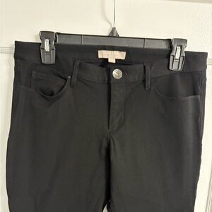 Banana Republic Sloan fitted stretch pants jeans size 6S black